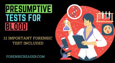 presumptive test for blood.